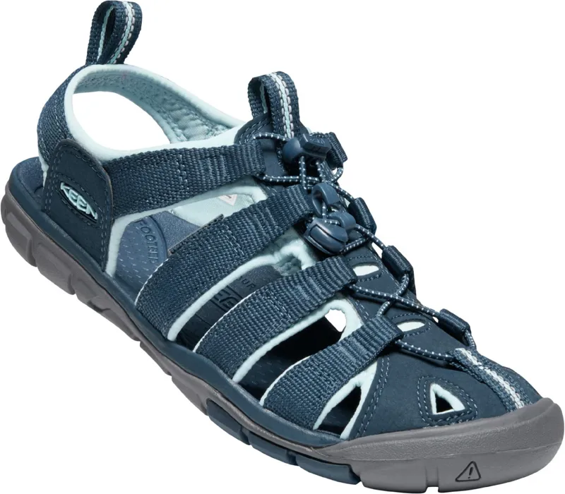 Keen Womens Clearwater CNX Sandals - Navy-Blue Glow-1
