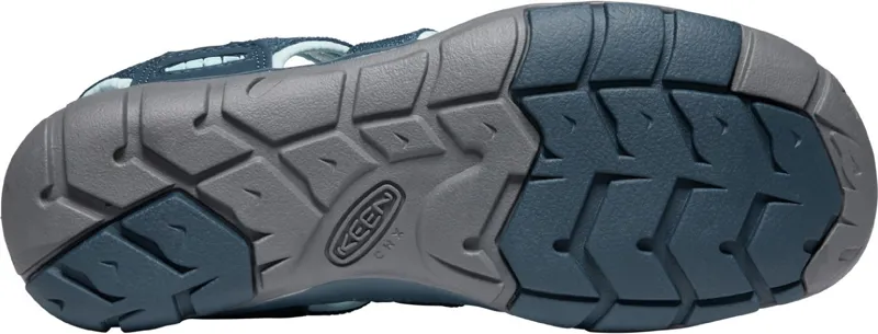 Keen Womens Clearwater CNX Sandals - Navy-Blue Glow-5