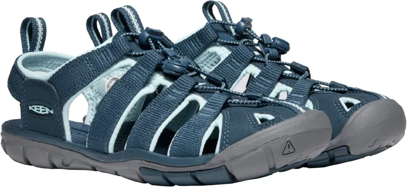 Keen Womens Clearwater CNX Sandals - Navy-Blue Glow-2