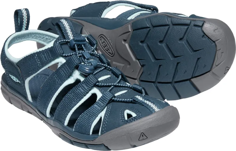 Keen Womens Clearwater CNX Sandals - Navy-Blue Glow-3