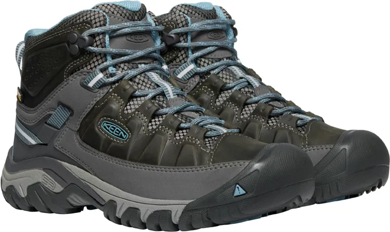 Keen Womens Targhee III Mid Waterproof Boots - Magnet-Atlantic Blue-2