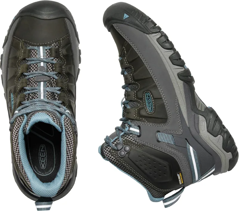 Keen Womens Targhee III Mid Waterproof Boots - Magnet-Atlantic Blue-3