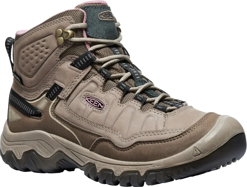 Keen Womens Targhee IV Mid Waterproof Boots - Brindle-Nostalgia Rose-1