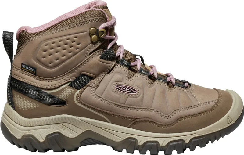 Keen Womens Targhee IV Mid Waterproof Boots - Brindle-Nostalgia Rose-5