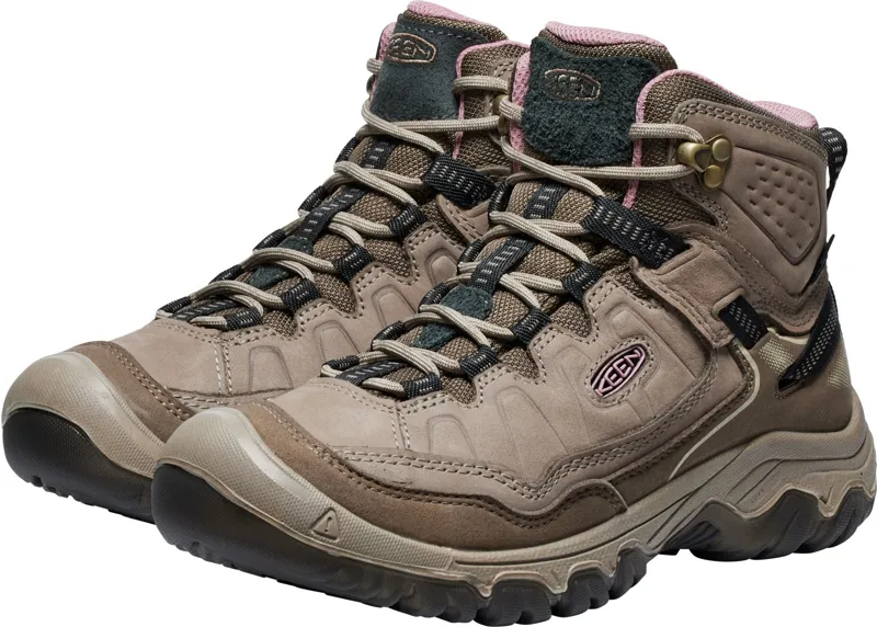 Keen Womens Targhee IV Mid Waterproof Boots - Brindle-Nostalgia Rose-6