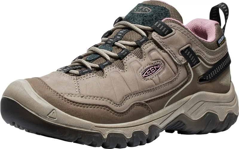 Keen Womens Targhee IV Waterproof Shoes - Brindle-Nostalgia Rose-2
