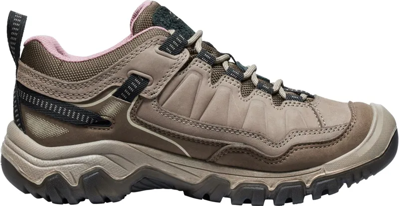 Keen Womens Targhee IV Waterproof Shoes - Brindle-Nostalgia Rose-3