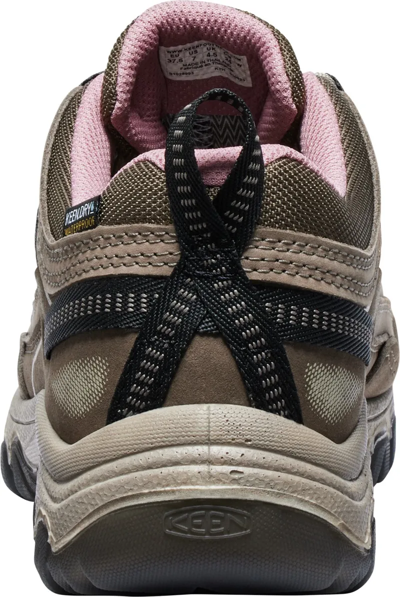 Keen Womens Targhee IV Waterproof Shoes - Brindle-Nostalgia Rose-6