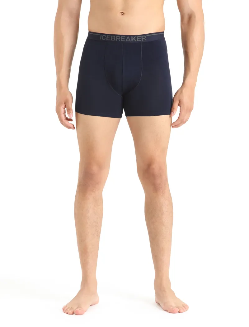 Icebreaker Mens Anatomica Boxers - Midnight Navy-1
