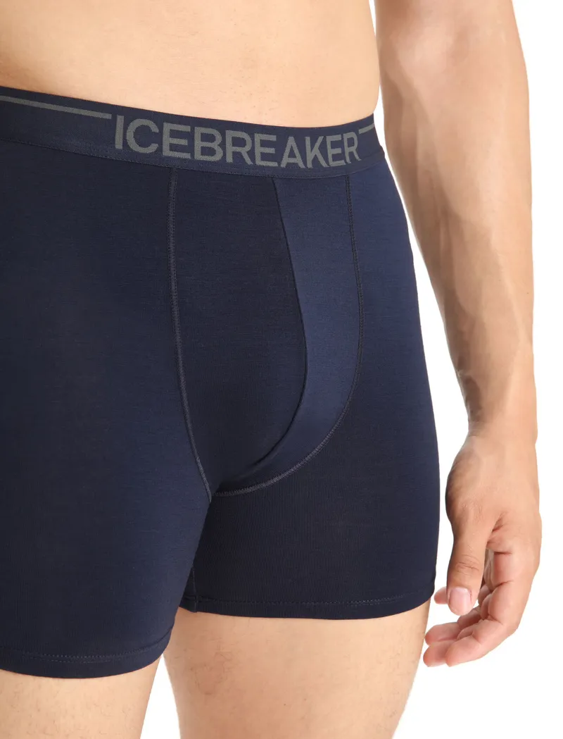 Icebreaker Mens Anatomica Boxers - Midnight Navy-3
