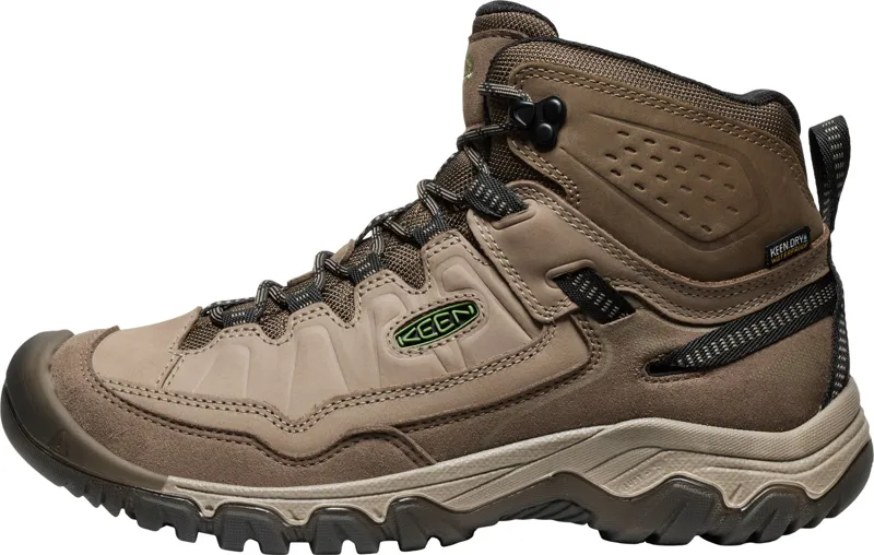 Keen Mens Targhee IV Mid Waterproof Boots - Brindle-Canteen-4
