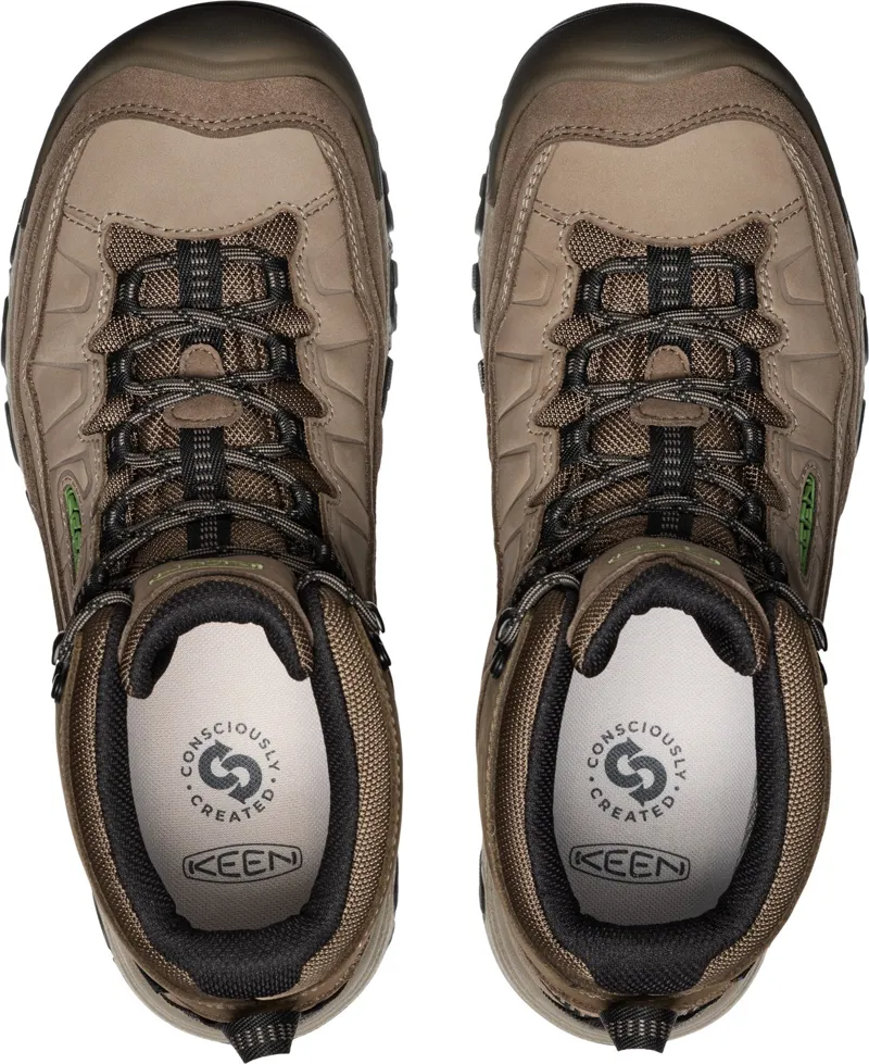 Keen Mens Targhee IV Mid Waterproof Boots - Brindle-Canteen-9