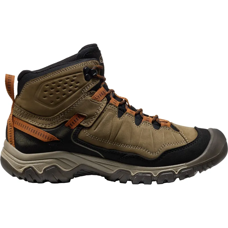 Keen Mens Targhee IV Mid Waterproof Boots - Sea Turtle-Roasted Pecan-3