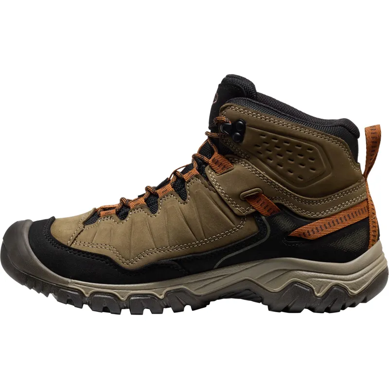 Keen Mens Targhee IV Mid Waterproof Boots - Sea Turtle-Roasted Pecan-4