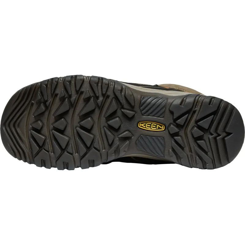 Keen Mens Targhee IV Mid Waterproof Boots - Sea Turtle-Roasted Pecan-9