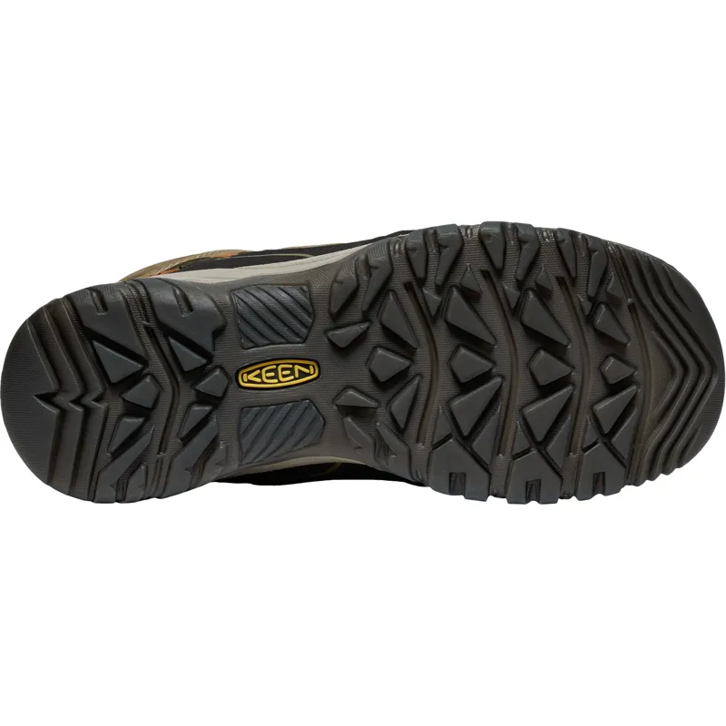 Keen Mens Targhee IV Mid Waterproof Boots - Sea Turtle-Roasted Pecan-8