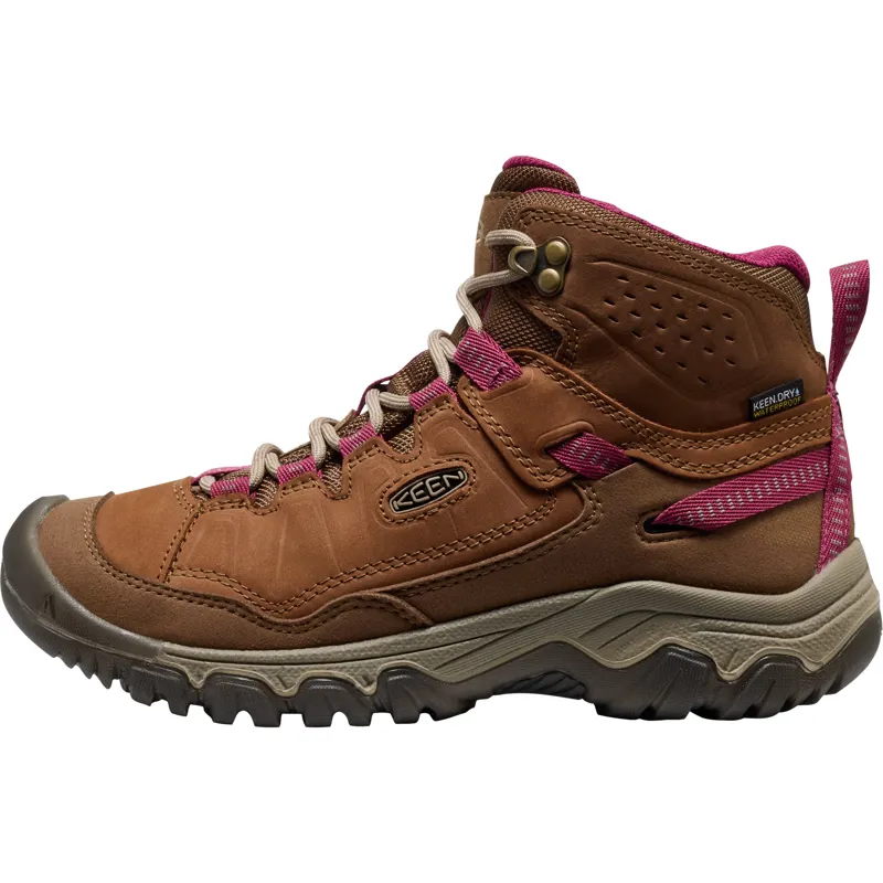 Keen Womens Targhee IV Mid Waterproof Boots - Bison-Beaujolais-3