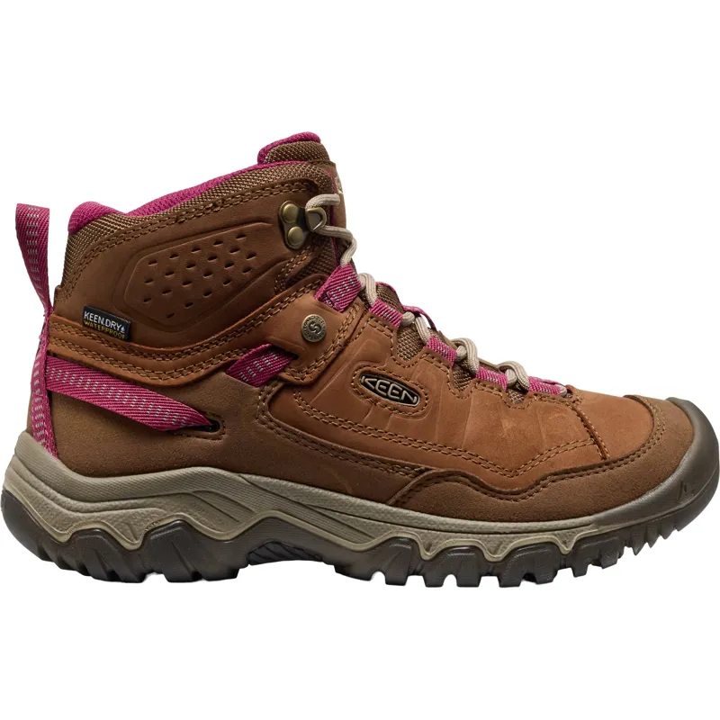 Keen Womens Targhee IV Mid Waterproof Boots - Bison-Beaujolais-2