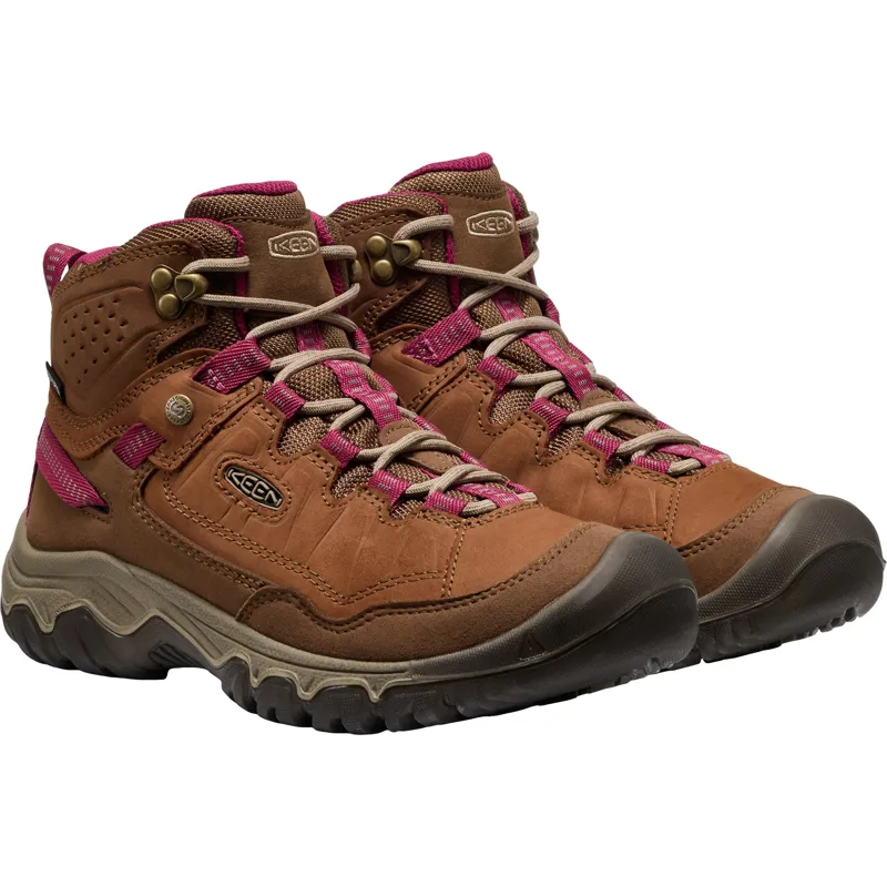 Keen Womens Targhee IV Mid Waterproof Boots - Bison-Beaujolais-6