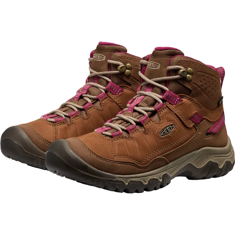Keen Womens Targhee IV Mid Waterproof Boots - Bison-Beaujolais-7