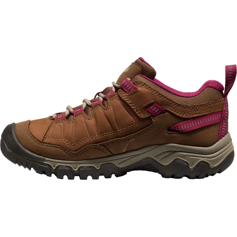 Keen Womens Targhee IV Waterproof Shoes - Bison-Beaujolais-5