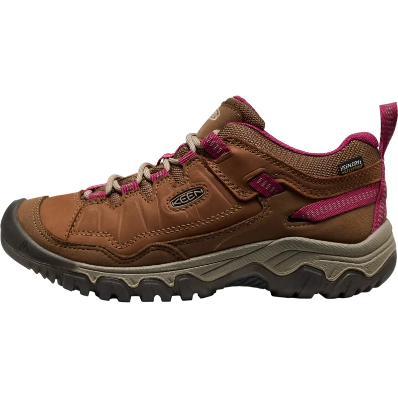 Keen Womens Targhee IV Waterproof Shoes - Bison-Beaujolais-3