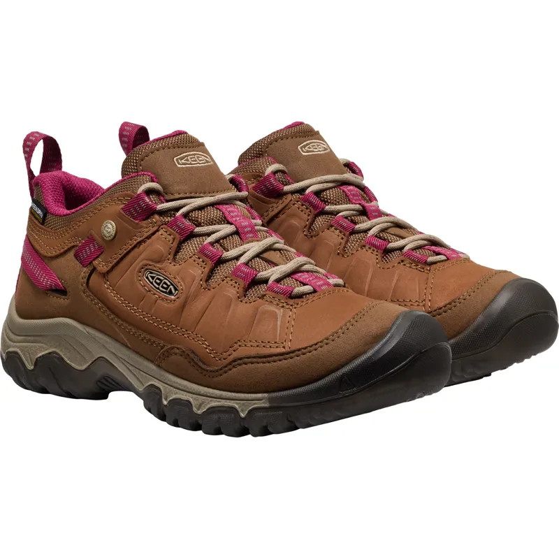 Keen Womens Targhee IV Waterproof Shoes - Bison-Beaujolais-6