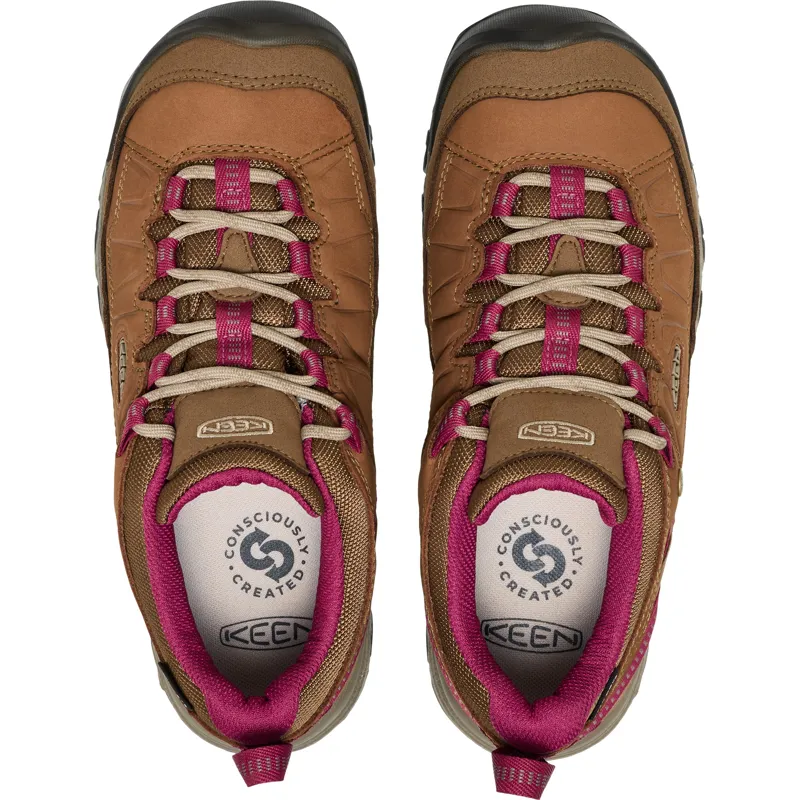 Keen Womens Targhee IV Waterproof Shoes - Bison-Beaujolais-11