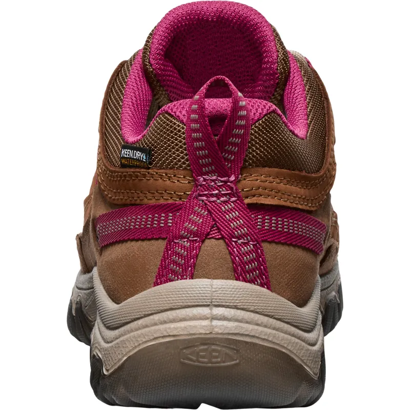 Keen Womens Targhee IV Waterproof Shoes - Bison-Beaujolais-8