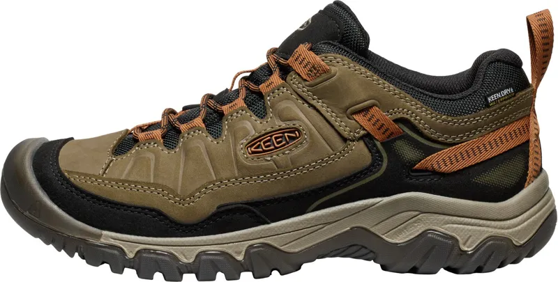 Keen Mens Targhee IV Waterproof Shoes - Sea Turtle-Roasted Pecan-4