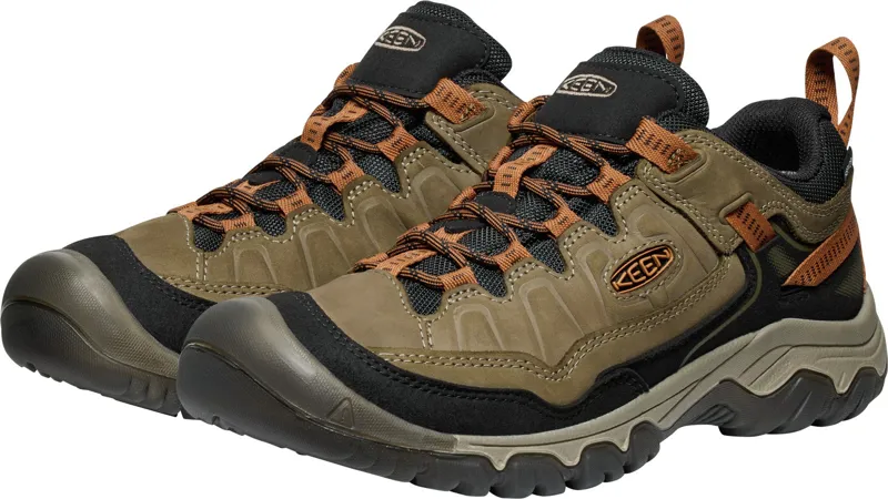 Keen Mens Targhee IV Waterproof Shoes - Sea Turtle-Roasted Pecan-5