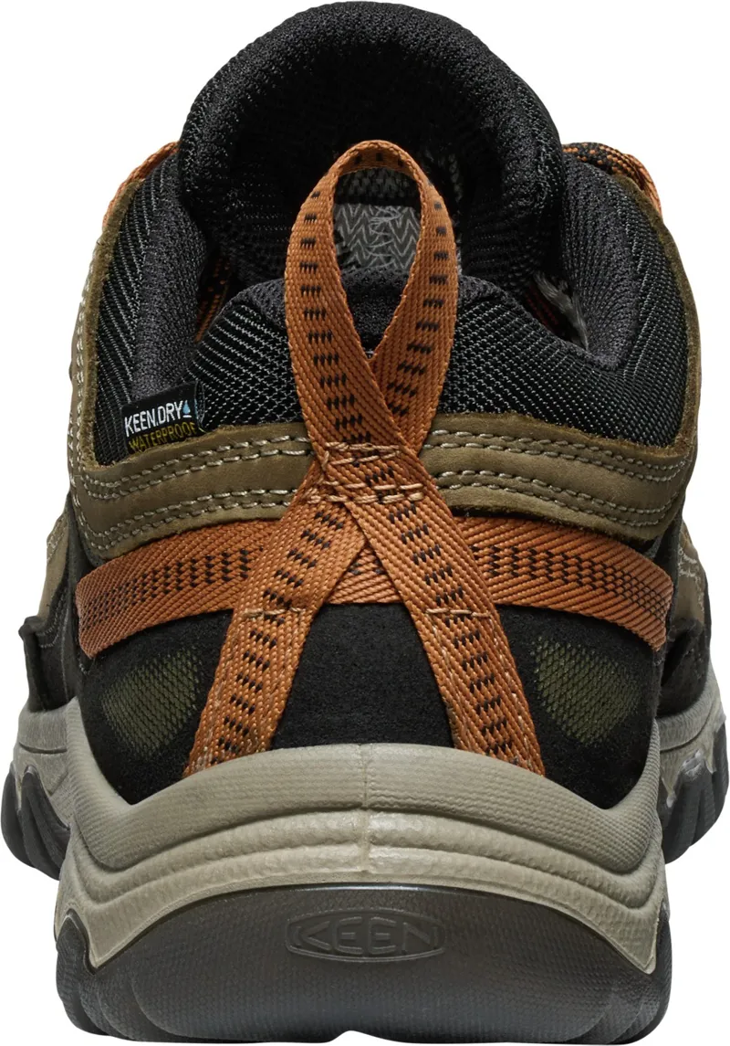 Keen Mens Targhee IV Waterproof Shoes - Sea Turtle-Roasted Pecan-6