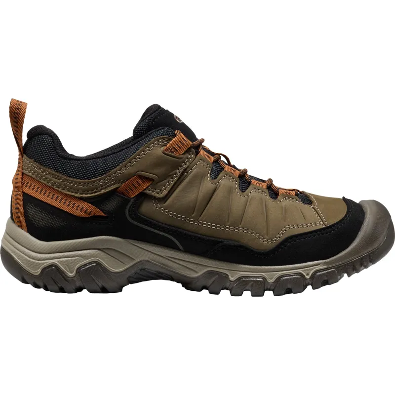 Keen Mens Targhee IV Waterproof Shoes - Wide Fit - Sea Turtle-Roasted Pecan-4