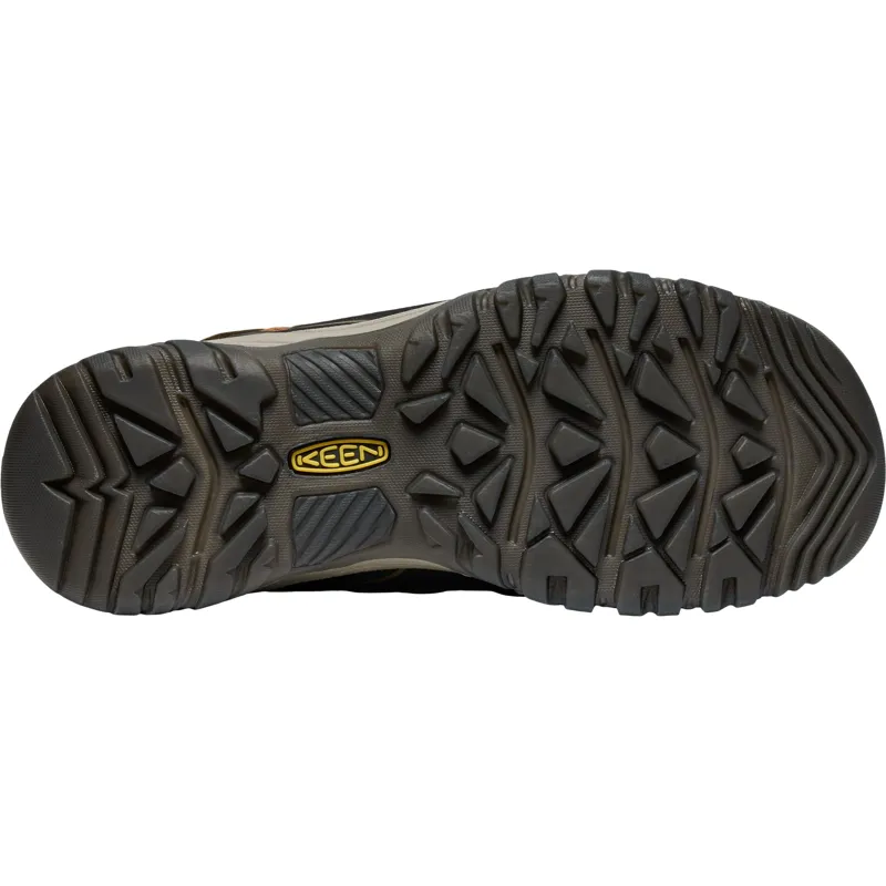 Keen Mens Targhee IV Waterproof Shoes - Wide Fit - Sea Turtle-Roasted Pecan-7