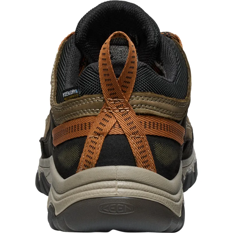 Keen Mens Targhee IV Waterproof Shoes - Wide Fit - Sea Turtle-Roasted Pecan-6