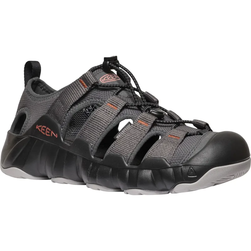 Keen Mens Hyperport H2 Sandals - Steel Grey-Burnt Brick