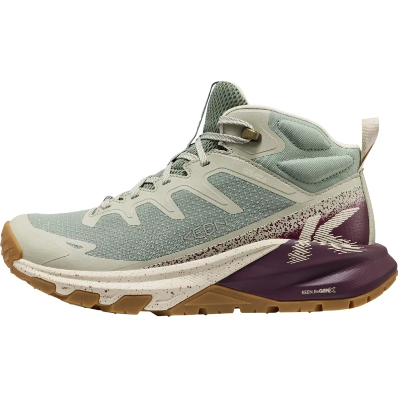 Keen Womens Targhee Apex Mid Waterproof Boots - Lily Pad-Fig-3