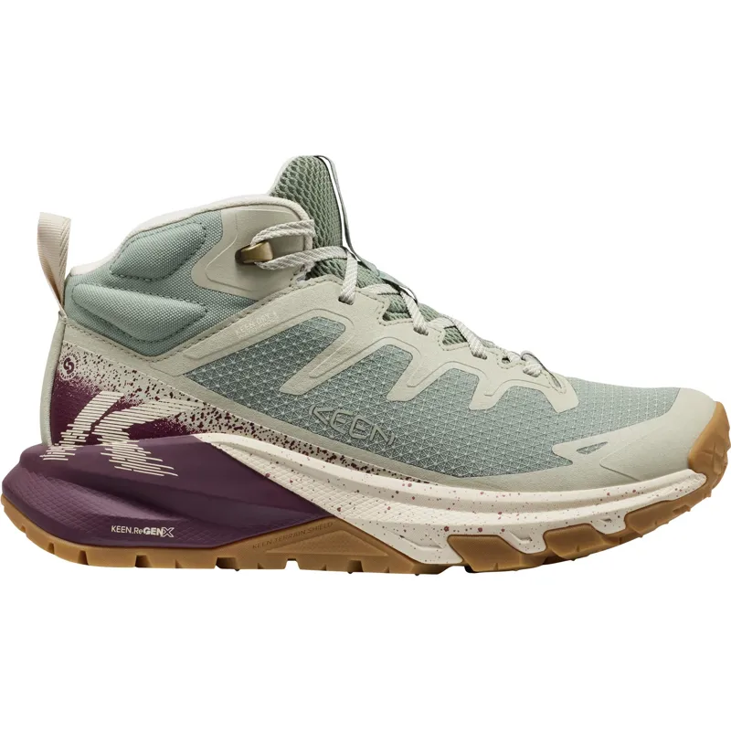 Keen Womens Targhee Apex Mid Waterproof Boots - Lily Pad-Fig-2