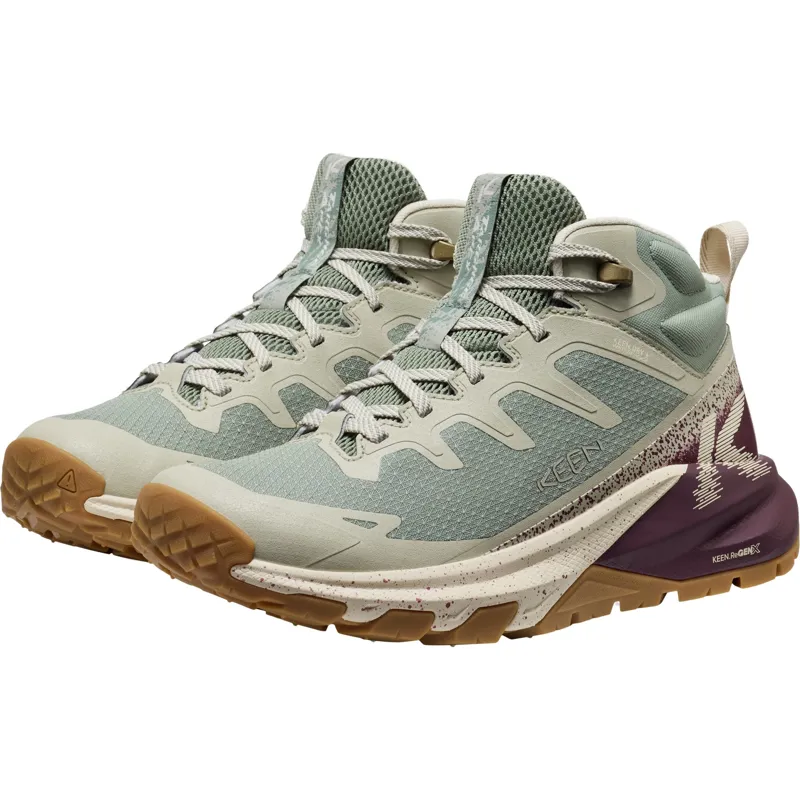 Keen Womens Targhee Apex Mid Waterproof Boots - Lily Pad-Fig-5