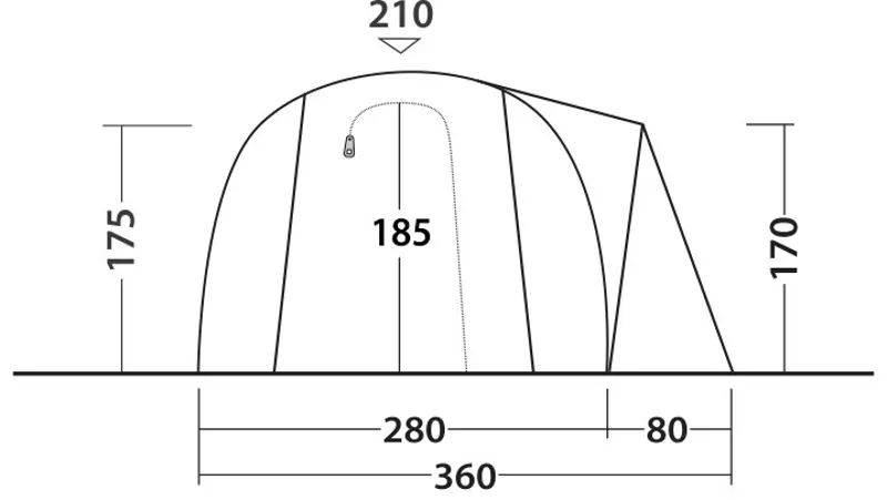 Outwell Nevada 4 Tent-3