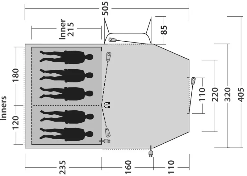 Outwell Nevada 5 Tent-1