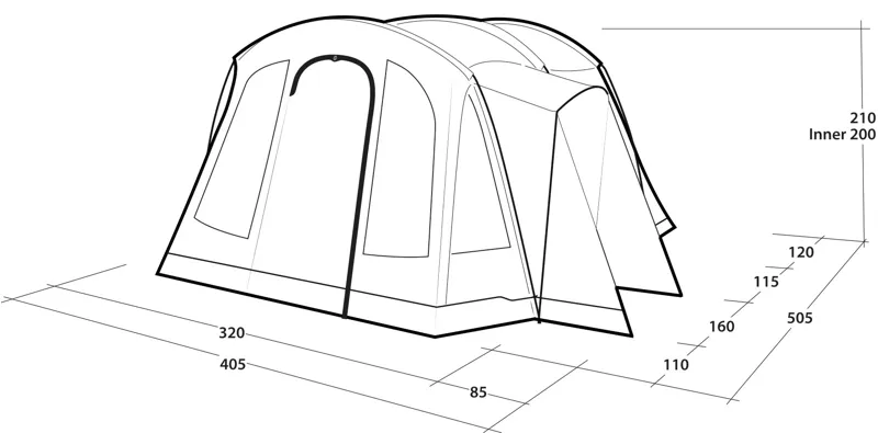 Outwell Nevada 5 Tent-4