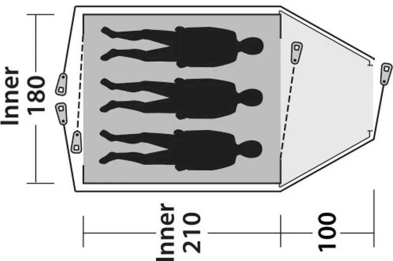 Outwell Cloud 3 Tent-2