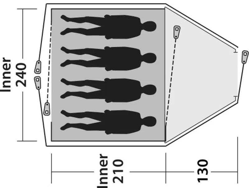 Outwell Cloud 4 Tent-1