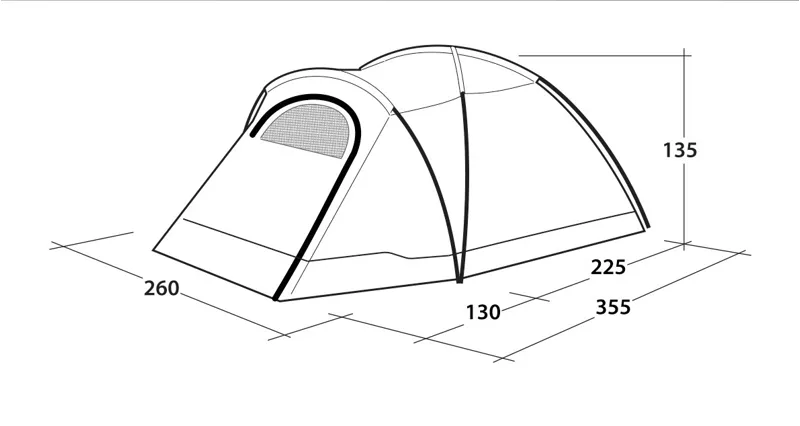 Outwell Cloud 4 Tent-3