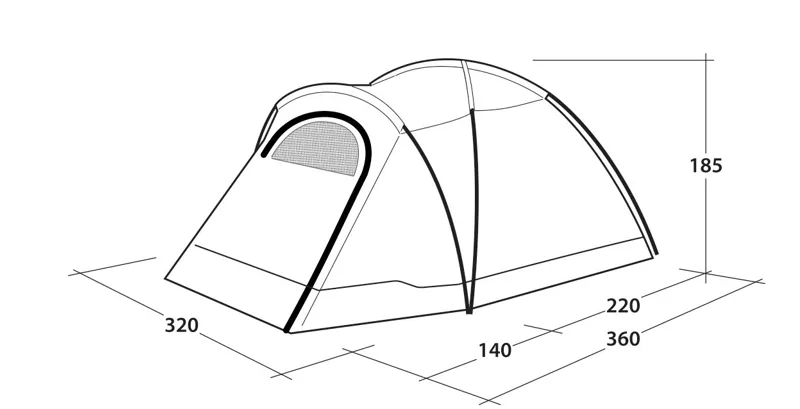Outwell Cloud 5 Tent-3