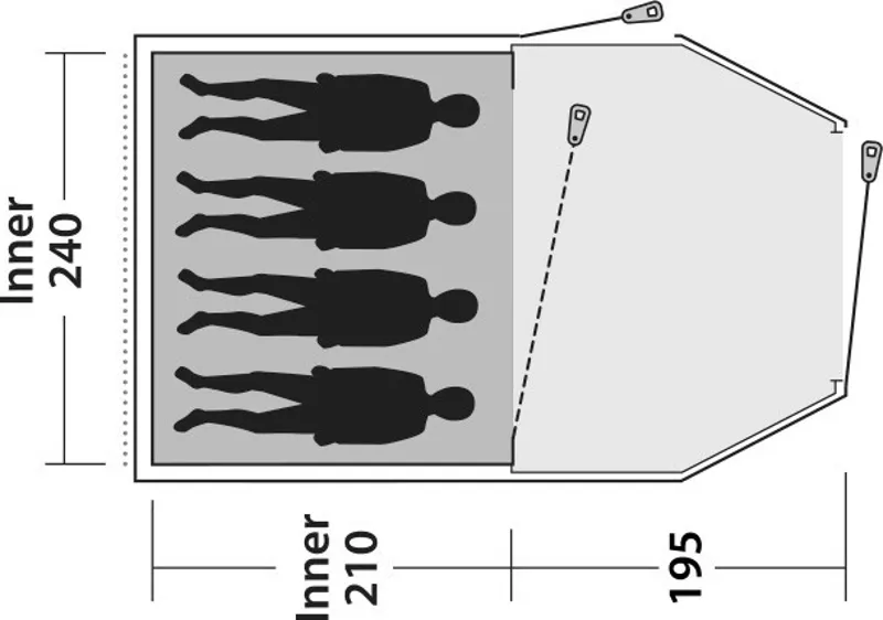 Outwell Earth 4 Plus Tent-1