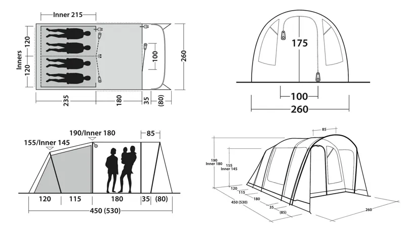 Outwell Birdland 4 TC Tent-1