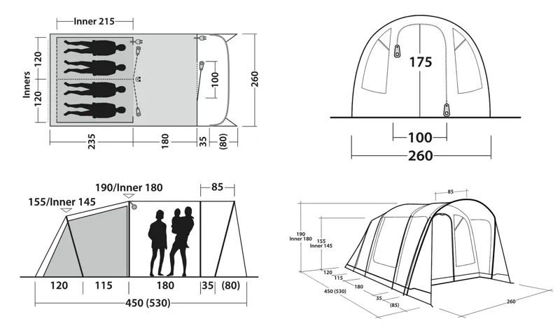 Outwell Durango 4 Tent-1