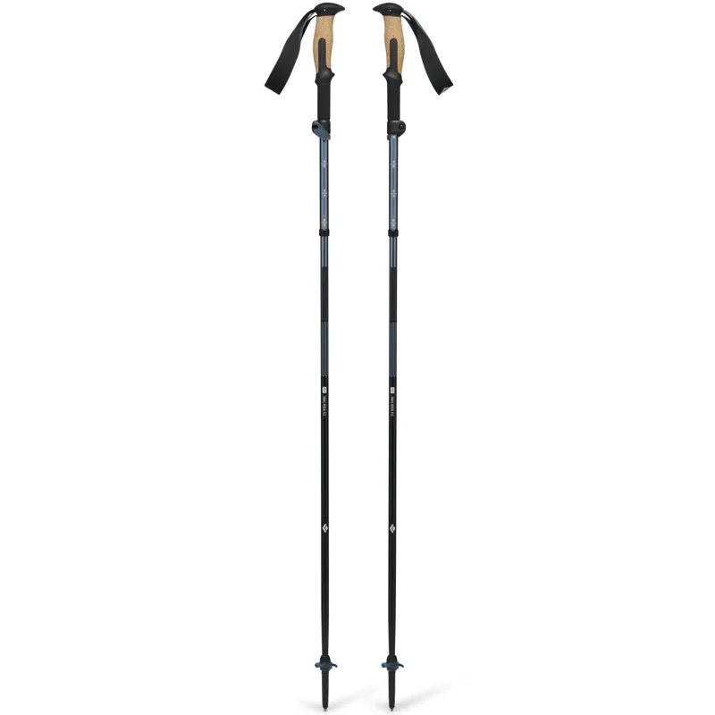 Black Diamond Trail Vista FLZ Trekking Poles - Midnight Blue - Pair